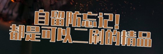 自留防忘记！都是可以二刷的精品